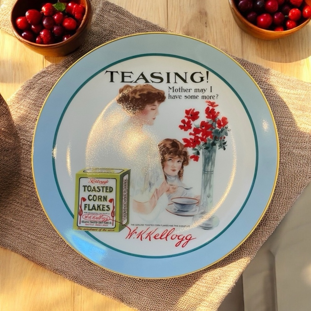Nostalgia Collectible Plate Limited Edition 1994 - Kellogg’s “Teasing”